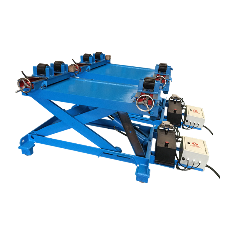 1T Lead Screw-Adjustable Welding Rotator พร้อมฟังก์ชันการยกเพิ่มเติม