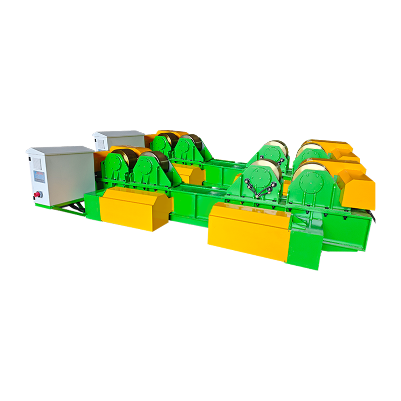 40T Fit Up Welding Rotator พร้อมการยกวงโคจรแบบแมนนวลด้วยไฮดรอลิก